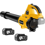20V 180 MPH Cordless Leaf Blower With 2 X 4.0Ah Batteries & Fast Charger