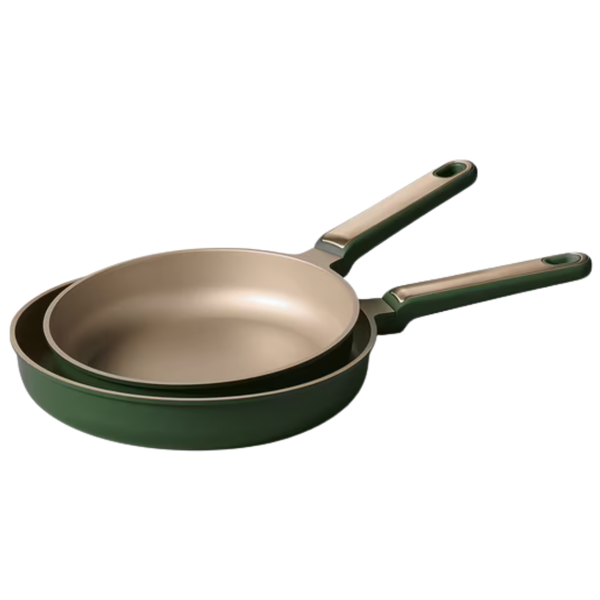 2-Piece Carote Nonstick Frying Pan Set (9.5" & 11") (2 Colors)