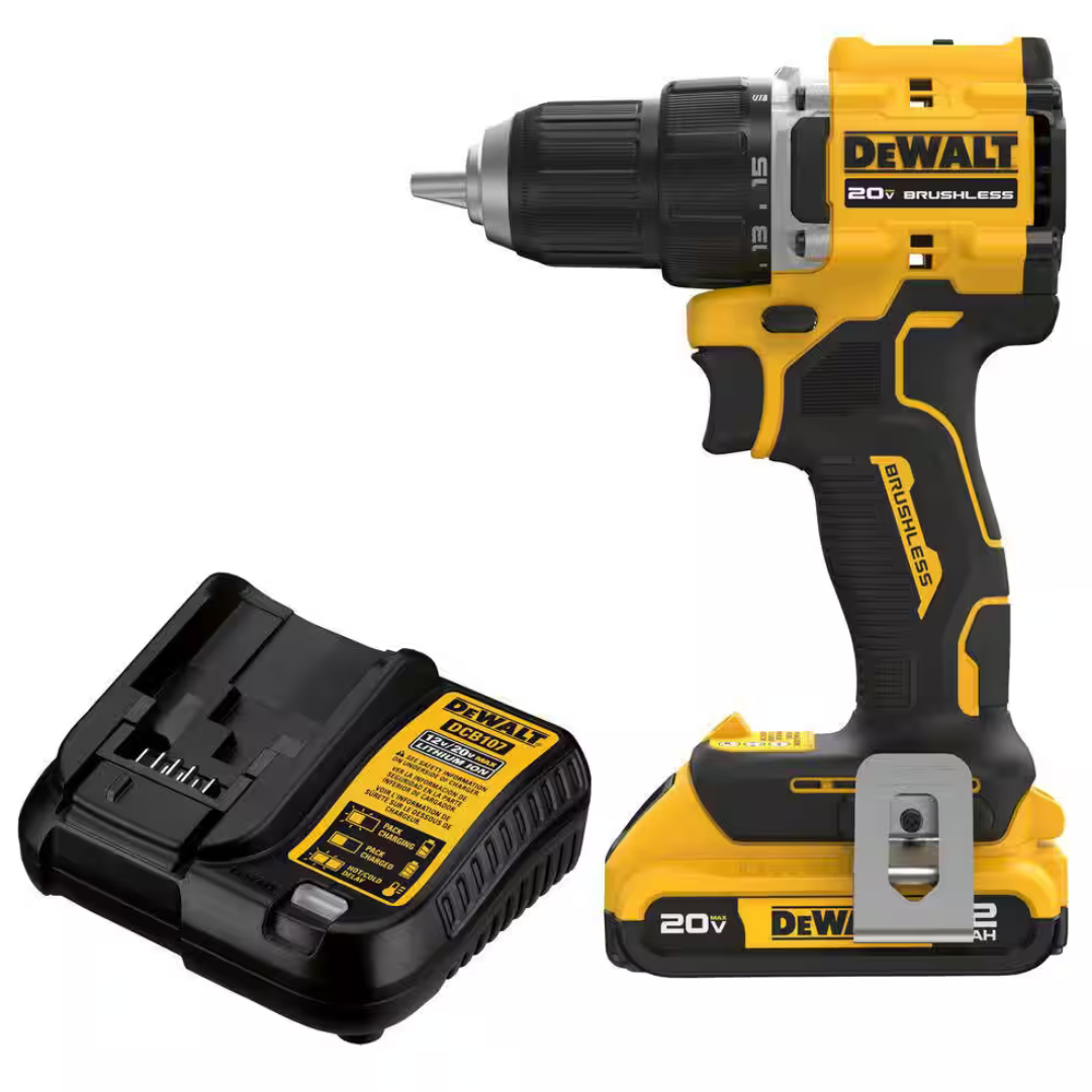 Dewalt 20V MAX ATOMIC Compact Brushless 1/2" Cordless Drill Kit (DCD794D1)