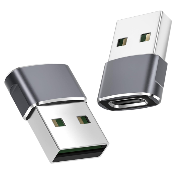 2-Pack Basesailor USB To USB-C Adapter