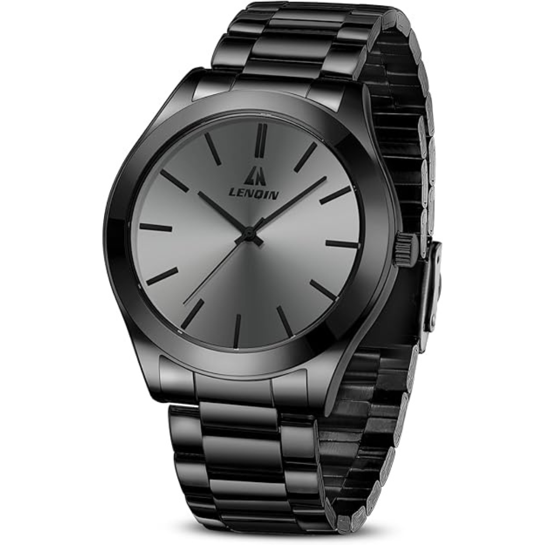 Men's Waterproof Stainless Steel Analog Quartz Watch (Various)