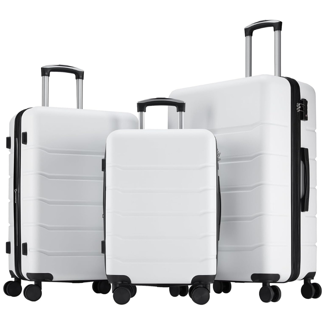3-Piece Olixis Carry On Luggage Set with Spinner Wheels