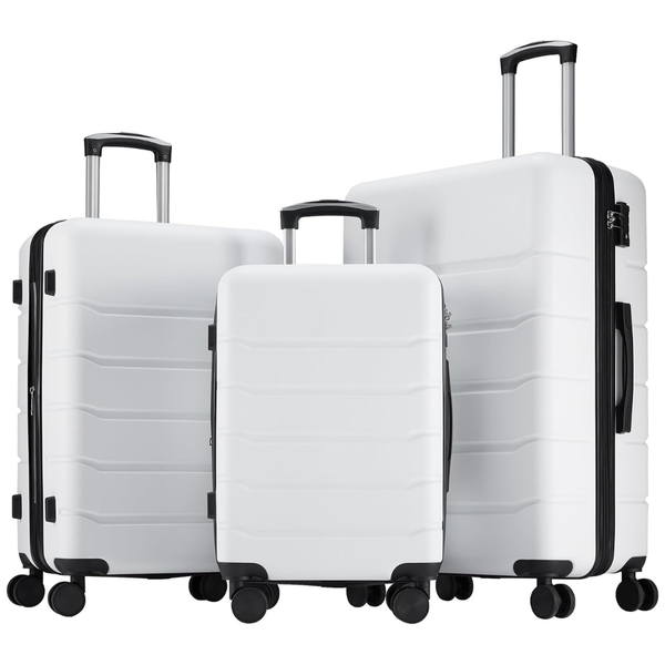 3-Piece Olixis Carry On Luggage Set with Spinner Wheels