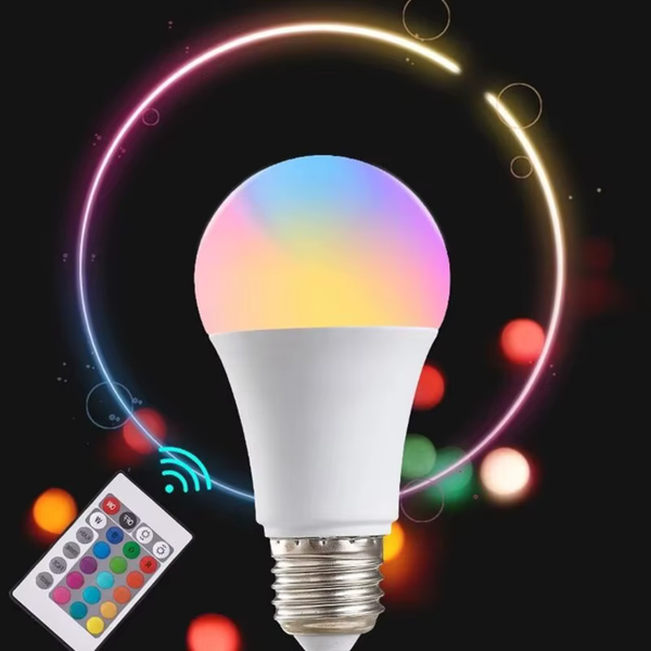Multicolor Dimmable RGB Lamp with Remote Control