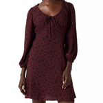 Levi's Women's Odette Holiday V-Neck Mini Dress