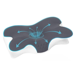 Ergonomic Memory Foam Cervical Neck Pillow With Pillowcase