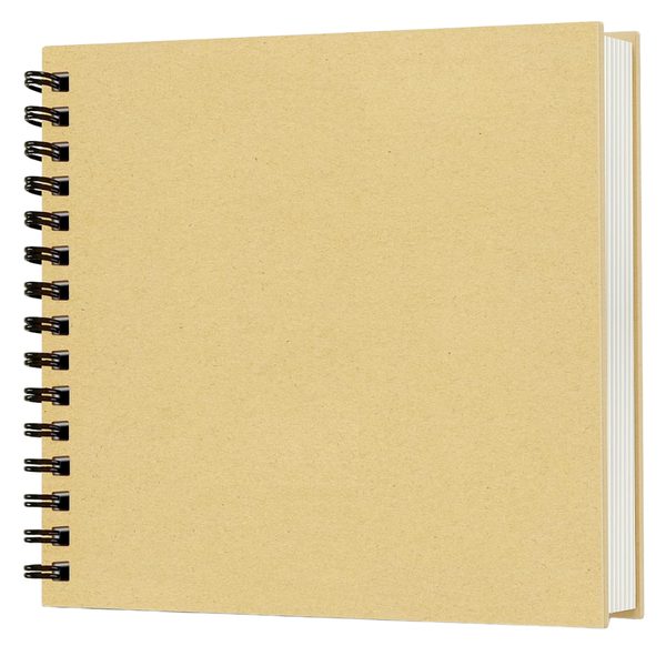 8 X 8 Inch Scrapbook Photo Album, 60-Page Kraft Paper Memory Book