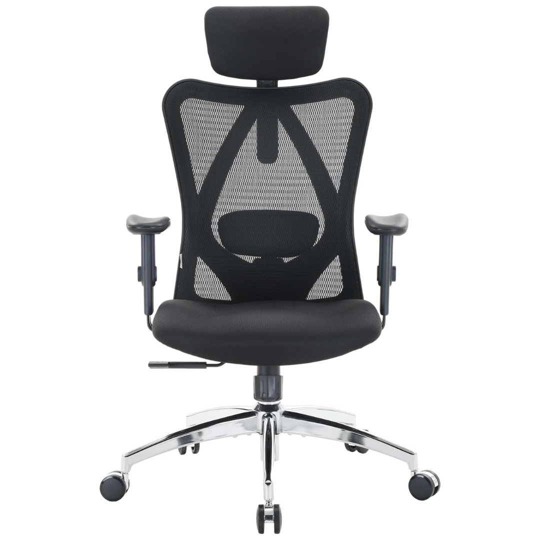 Sihoo Ergonomic Office Desk Chair With 2D Armrest Lumbar Support