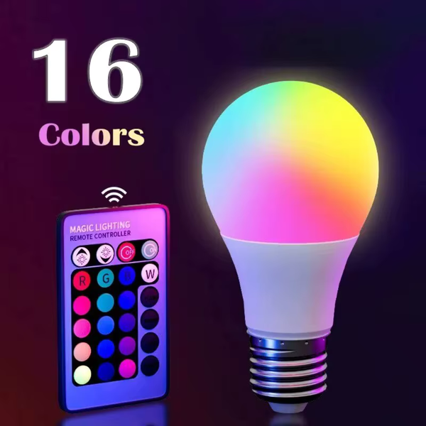 Multicolor Dimmable RGB Lamp With Remote Control