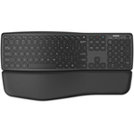 Arteck Multi-Device Ergonomic Wireless Bluetooth Keyboard W/ Detachable Palm Rest