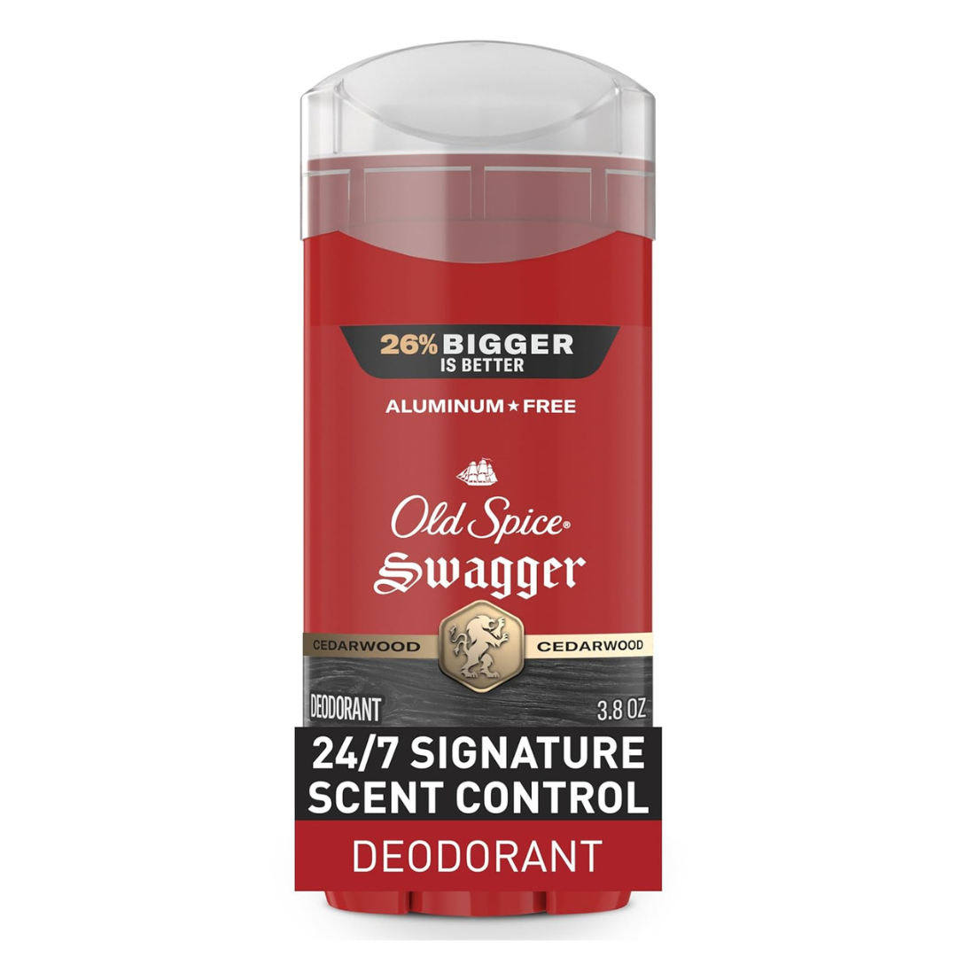 3.8oz Old Spice Men's Aluminum Free Deodorant (Swagger Invisible Solid)