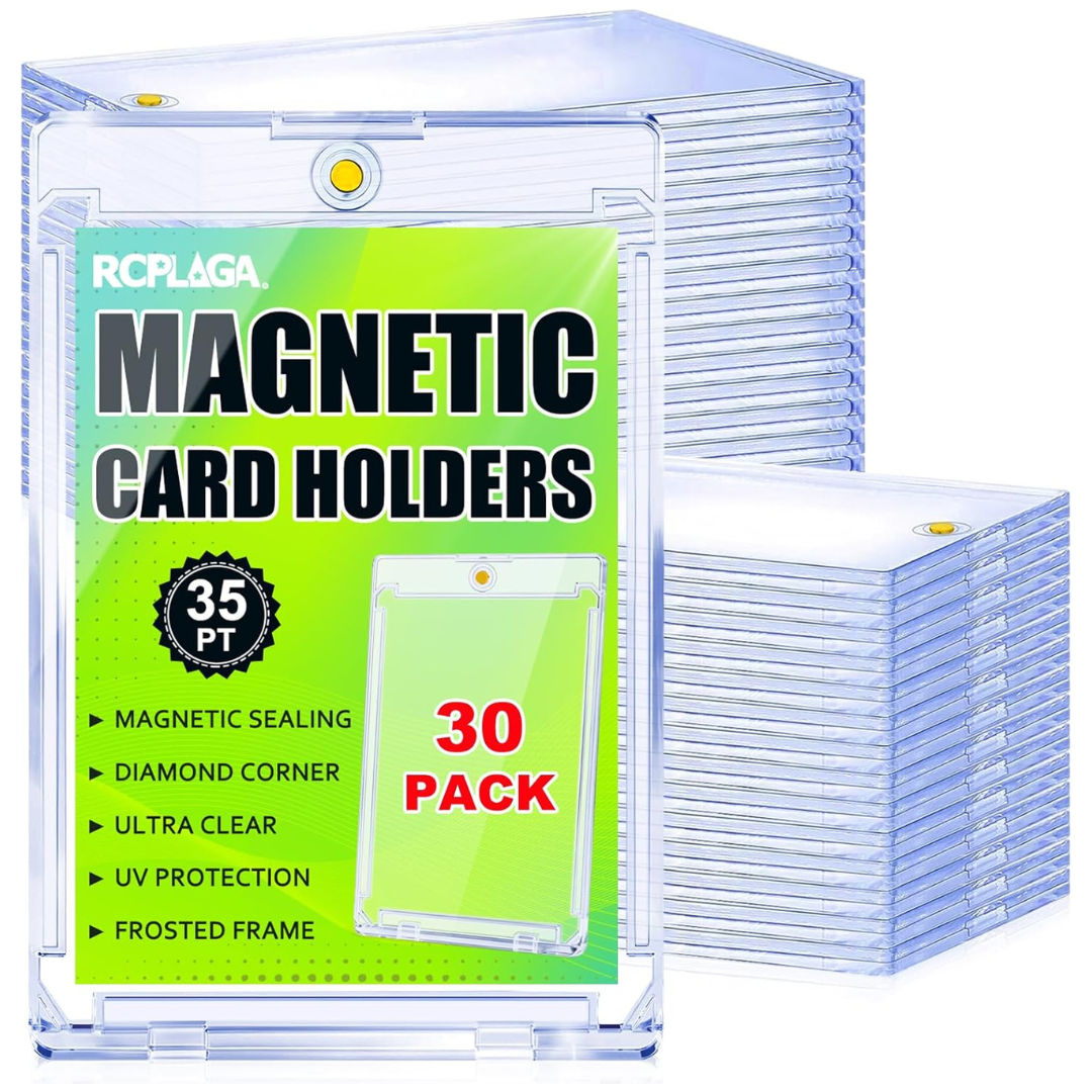 30-Count Magnetic Card Holders For Trading Cards