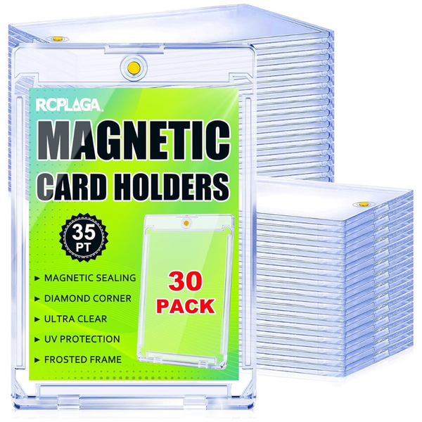 30-Count Magnetic Card Holders For Trading Cards