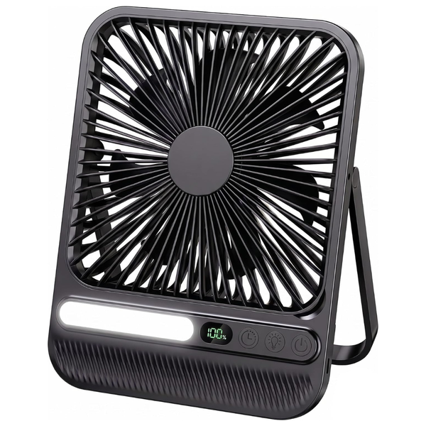 7'' Portable Battery-Powered Desk Travel Fan W/ 8000mAh Battery (2 Colors)