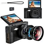 4K Digital Autofocus WiFi Vlogging Camera Kit W/ WiFi, Point & Shoot Camera