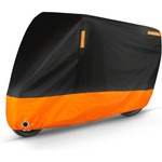 Puroma Heavy-Duty Waterproof Motorcycle Cover with Reflective Strips