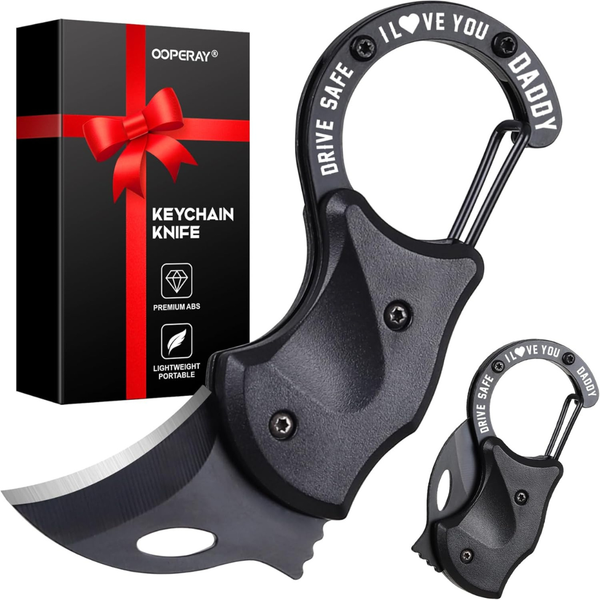 Small EDC Keychain Pocket Knife w/ 1.2" Blade