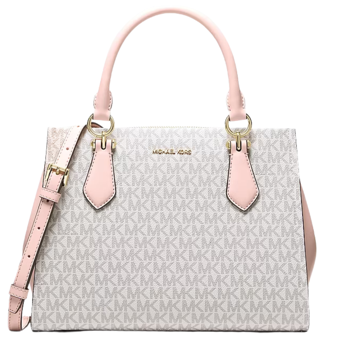 Michael Kors Marilyn Medium Signature Logo Convertible Satchel (2 Colors)