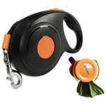26ft Retractable Dog Leash Sturdy Heavy Duty Nylon Tape