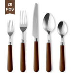 20-Piece Carote Flatware Set with Handle