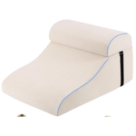 Memory Foam Wedge Pillow Headboard with Adjustable Lumbar Support