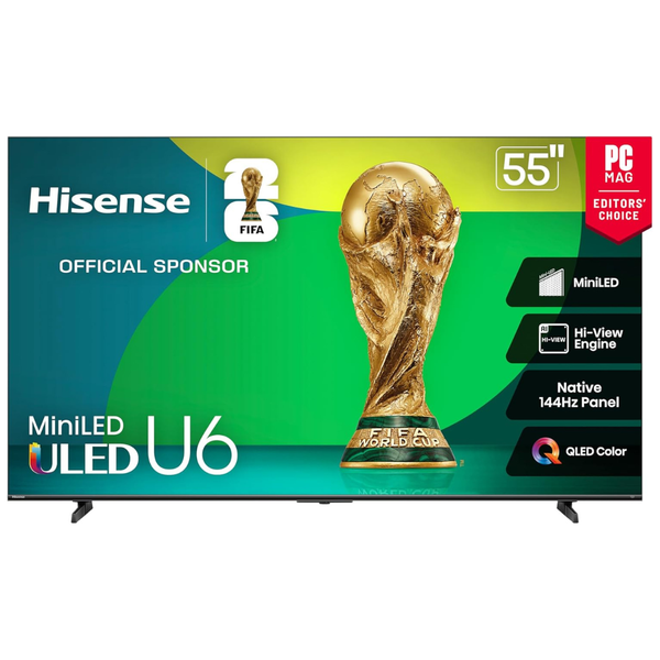 55" Hisense Class U6 Series 4K Ultra HD Smart LED TV