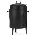 16" Amazon Basics Vertical Charcoal Outdoor Smoker & BBQ Grill