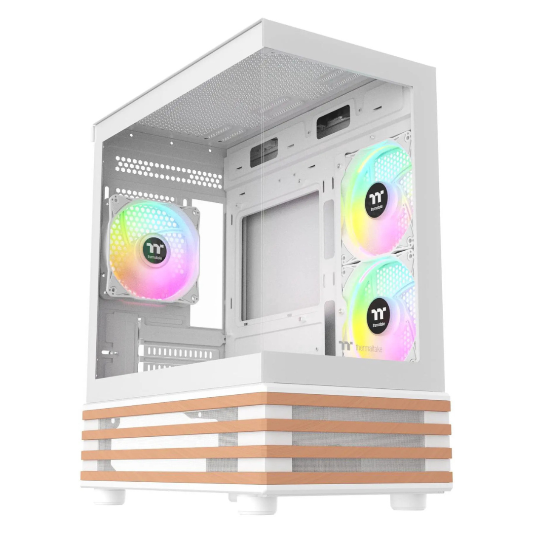 View 170 WS ARGB MATX/mITX Bottom Wood Trim Computer Case