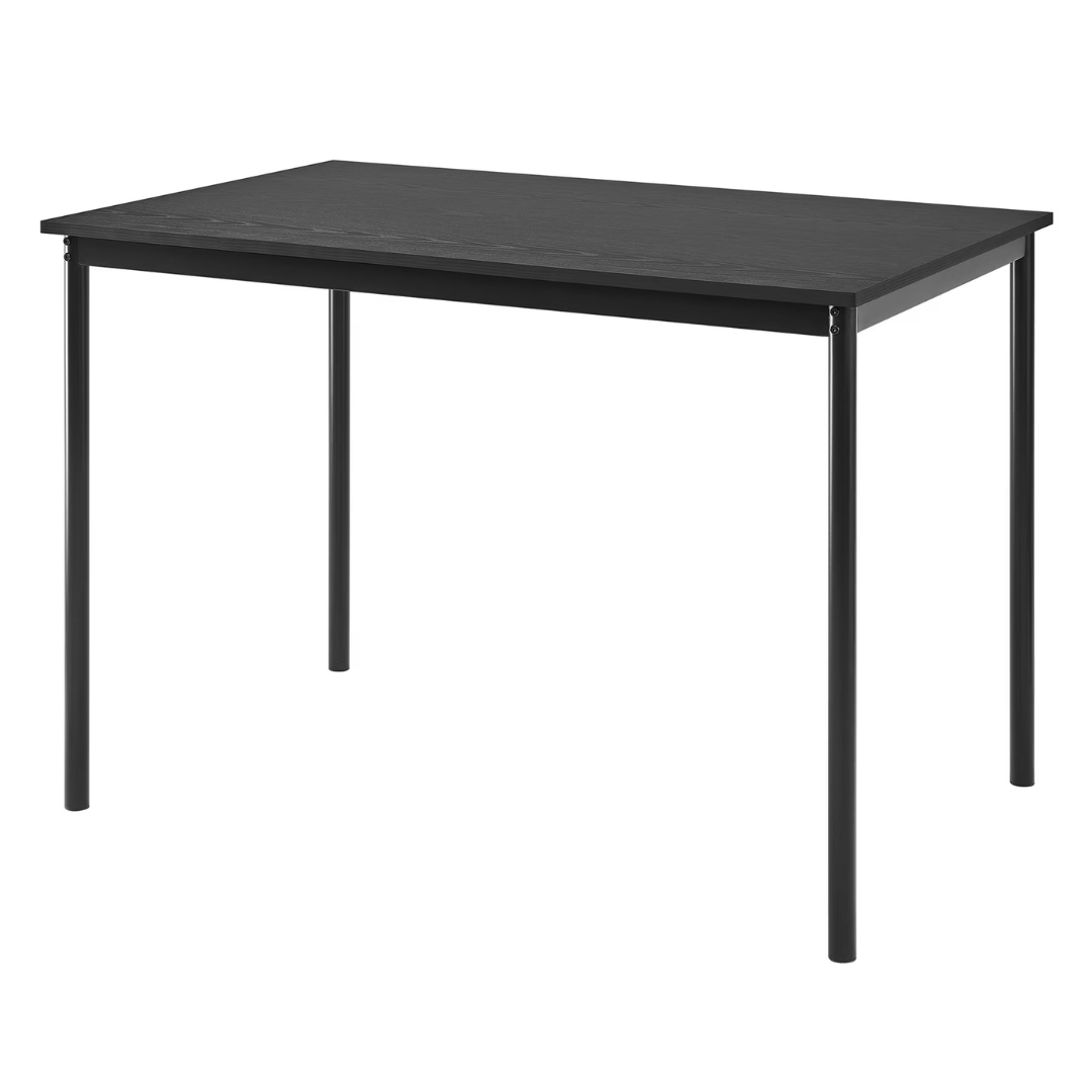 Mainstays Casual Wood And Metal Rectangular Table