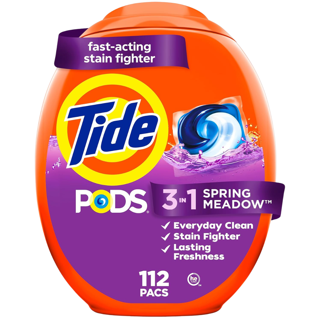 4-Pack Of 112-Count Tide PODS 3-in-1 Laundry Detergent Pacs