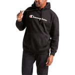 Champion Men's Pullover Script Logo Fleece Hoodie