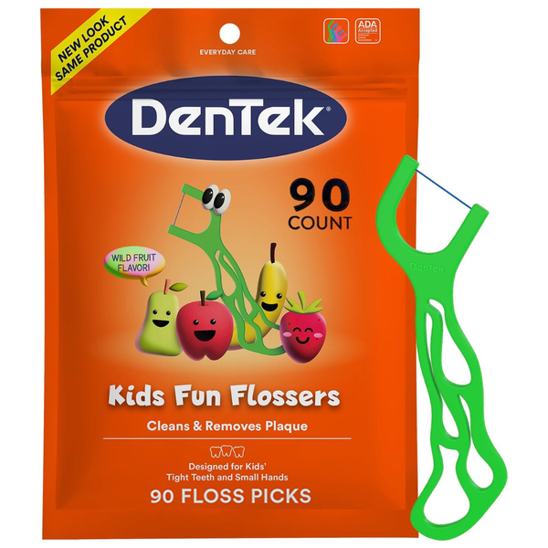 90-Count DenTek Kids Fun Flossers (Wild Fruit)