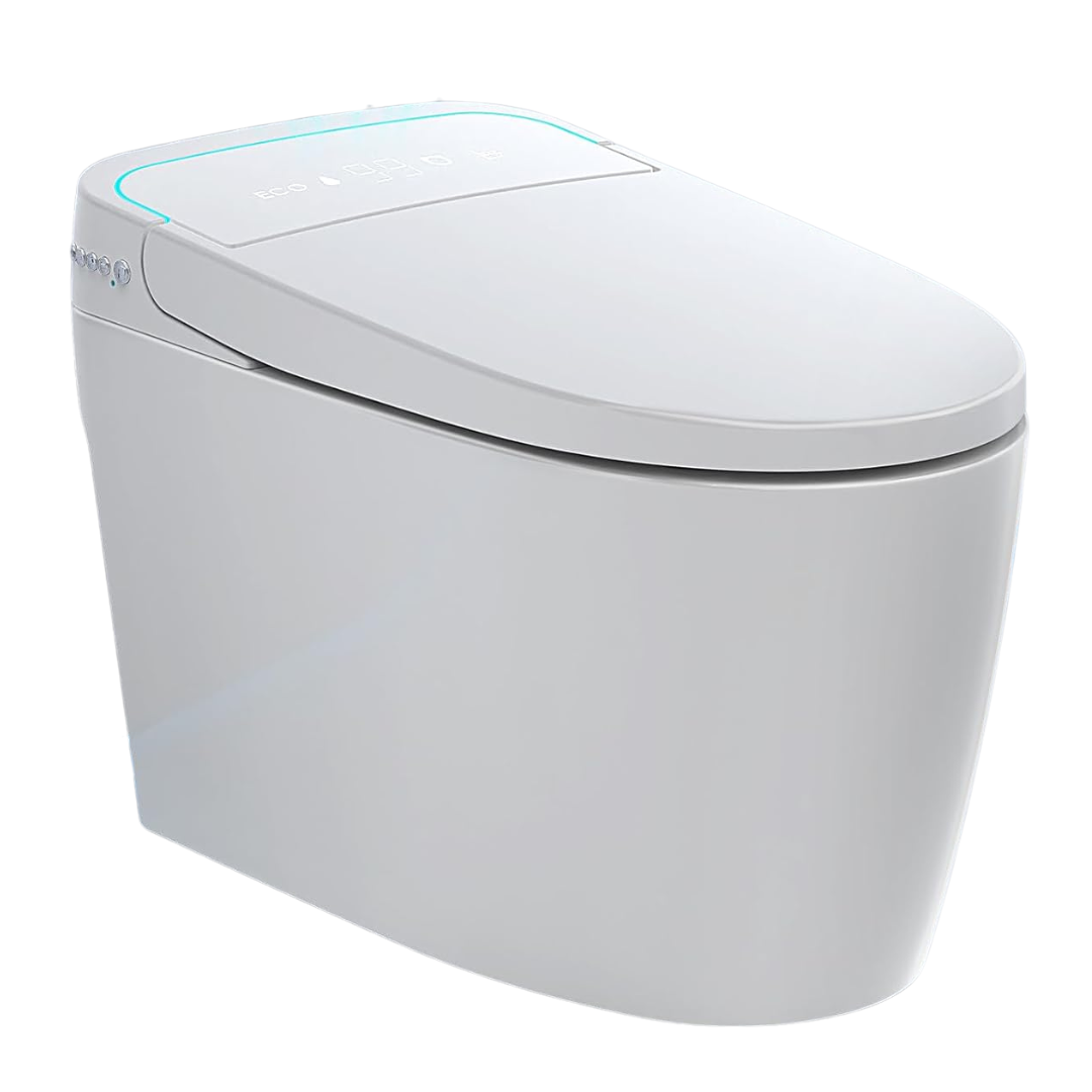 Glendan Tankless Elongated Heated Auto Flush Smart Toilet