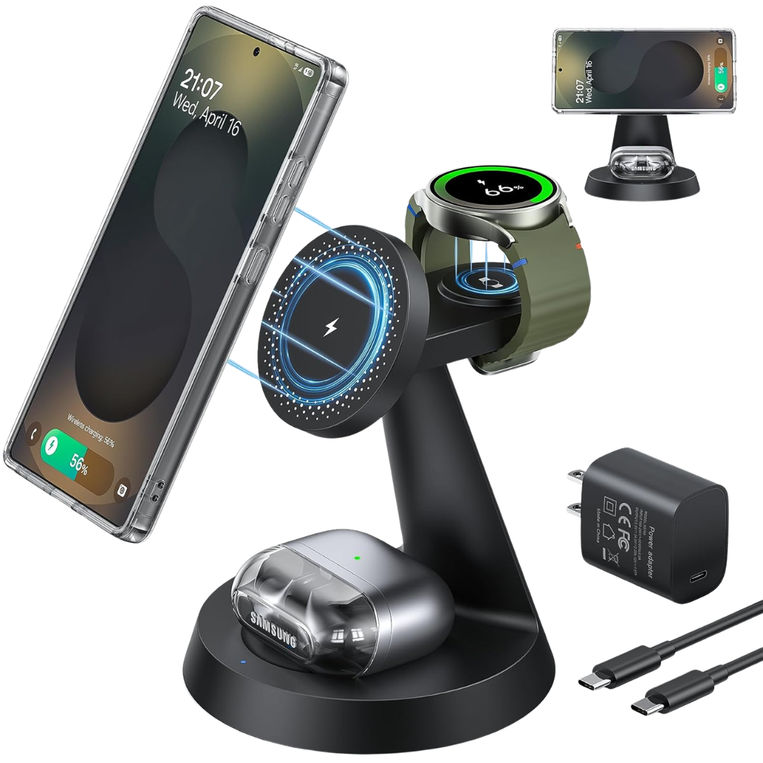 3-in-1 Magnetic Wireless Charger