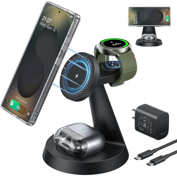 3-in-1 Magnetic Wireless Charger