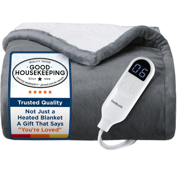 Bedsure 50" X 60" Heated Electric Throw Blanket