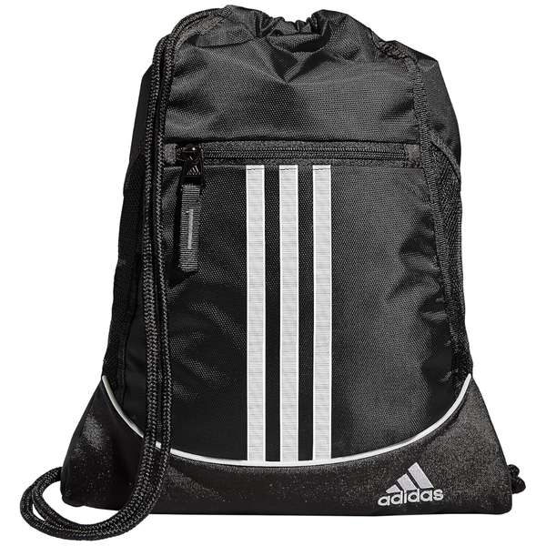 adidas Alliance Sackpack Drawstring Backpack Gym Bag