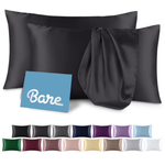 Set Of 2 Bare Home Satin Pillowcase