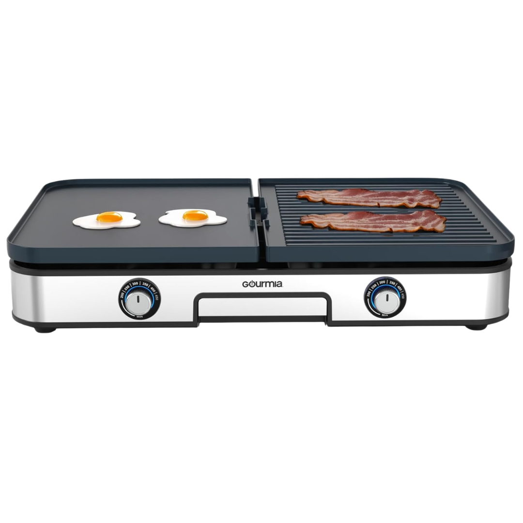 Gourmia 3-in-1 Indoor Grill & Griddle Electric Combo