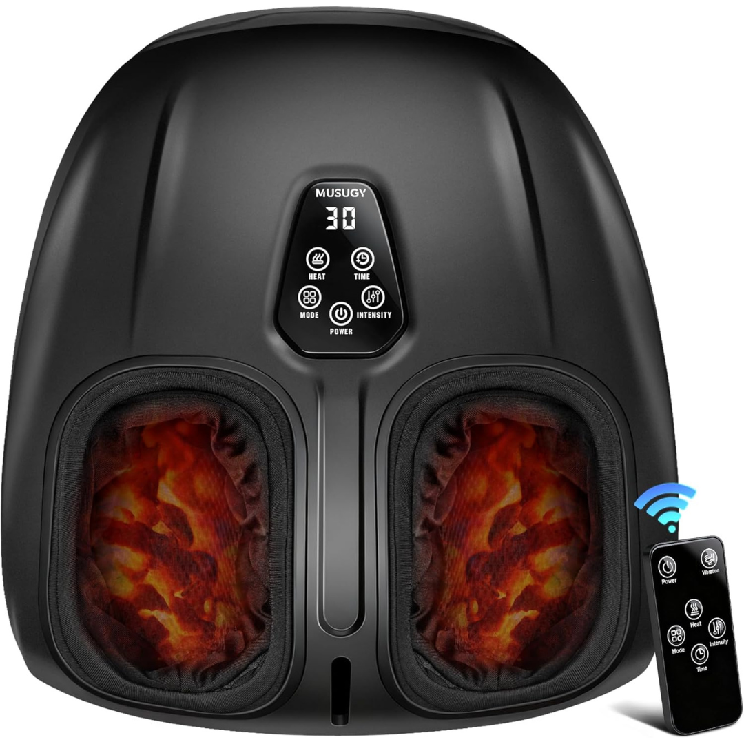 Musugy Shiatsu Foot Massager Machine (Black)