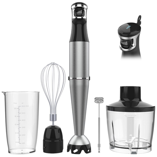 Turelar 1100W Immersion Trigger 5-in-1 Stick Handheld Blender