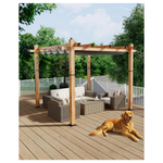 10ft x10ft Outdoor Pergola Aluminum Pergola
