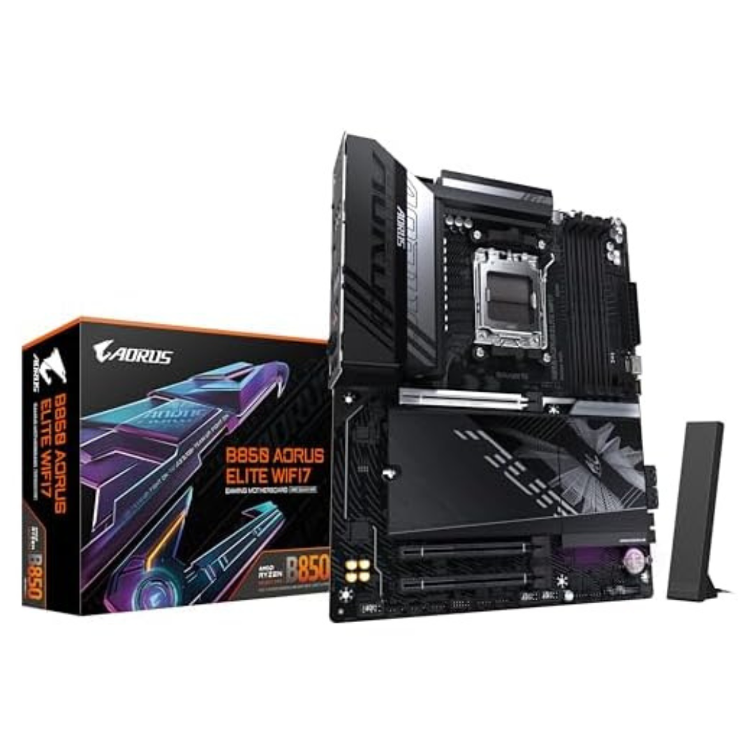 Gigabyte B850 AORUS ELITE WIFI7 ICE DDR5 AM5 Motherboard