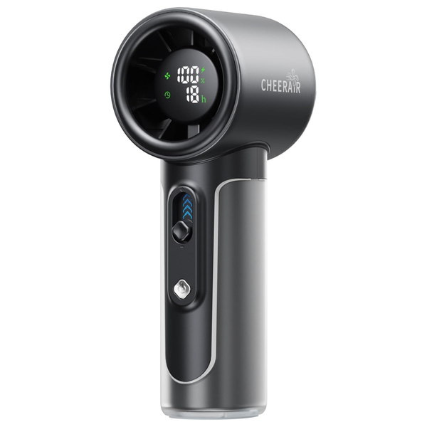 5000mAh Battery Handheld Portable Mini Fan W/ Smart LED Display