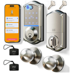 Veise VE017-K Auto Locking Fingerprint Keyless Entry Door Smart Lock Set