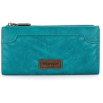 Women's Wrangler Minimalist Wallet With Smooth Zippers