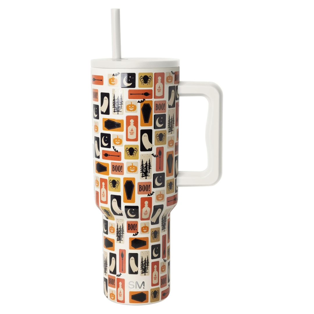 40 oz Simple Modern Halloween Trek Tumbler W/ Handle & Straw Lid