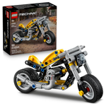 151-Piece LEGO 42225 Technic Yellow Motorcycle Toy