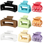 9-Piece Women's 3-Styles Medium Claw Hair Clips Set (Various)