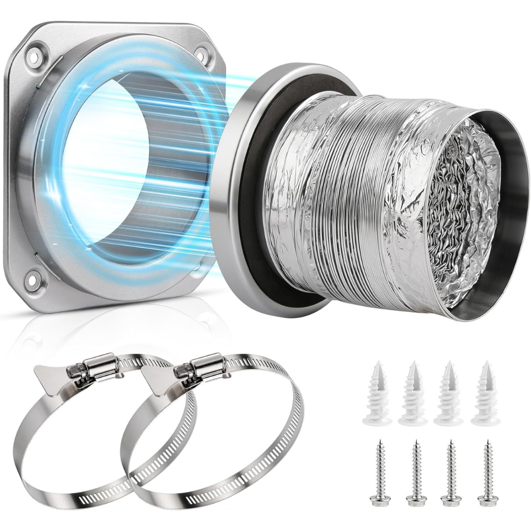 Coufonk 4'' Magnetic Dryer Vent Connector Kit